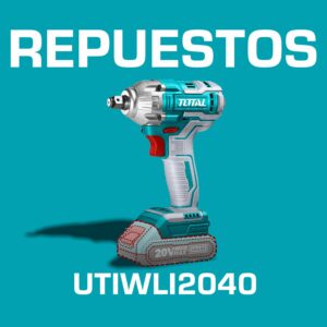 PISTOLA DE IMPACTO INALAMB. DE 20 V. 1/2'' 2 BAT.+CARG. TOTAL UTIWLI2040