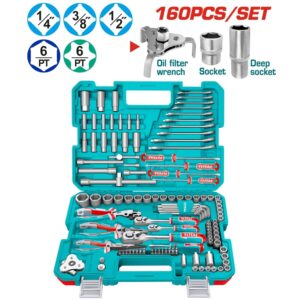 RATCH DE 1/2'',1/4'',3/8" SET DE 160 PZS. TOTAL THKTHP61607