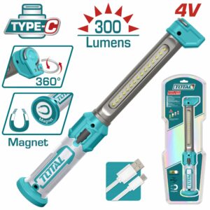 LAMPARA INALAMB. DE 4 V. 300 LUMENS TIPO-C.TOTAL TWLI043006
