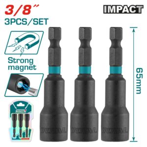 COPA GOLOSO DE 3/8'' (3PZS) BLISTER TOTAL UTAC271031