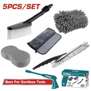 ACC. P/ LIMPIEZA DE AUTOMOVIL P/ HIDROLAVADORA 5 PZS. TOTAL TMGF0501