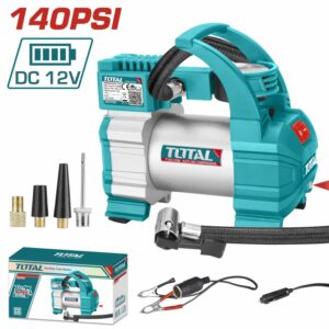 COMPRESOR AUTOMOTRIZ DE 12 VOLT. 140 PSI TOTAL TTAC1406