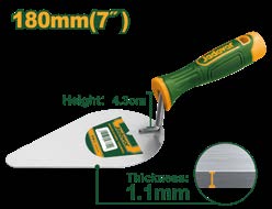 CUCHARA P/ ALBAÑIL DE 7" JADEVER JDBT8307