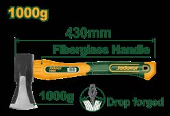 HACHA DE AVIACION 1000 GR. M/ FIBRA 430 MM. JADEVER JDHM6321