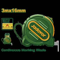 CINTA METRICA DE 03 MT. 16 MM. JADEVER JDMT1210