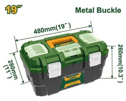 CAJA DE HERRAMIENTAS DE 19" PLASTICA JADEVER JDTB3319