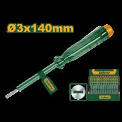 PROBADOR DE VOLTAJE 3''X140mm CA. 100-250V T/LAPIZ JADEVER JDTP1502
